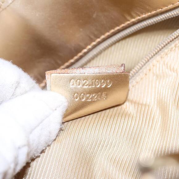 GUCCI GG Canvas Tote Bag Light Blue Gold 002 002 - Picture 12 of 16